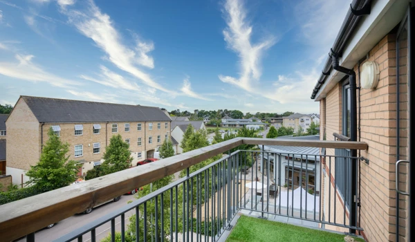 Balcony view from Girton Green, Cambridge